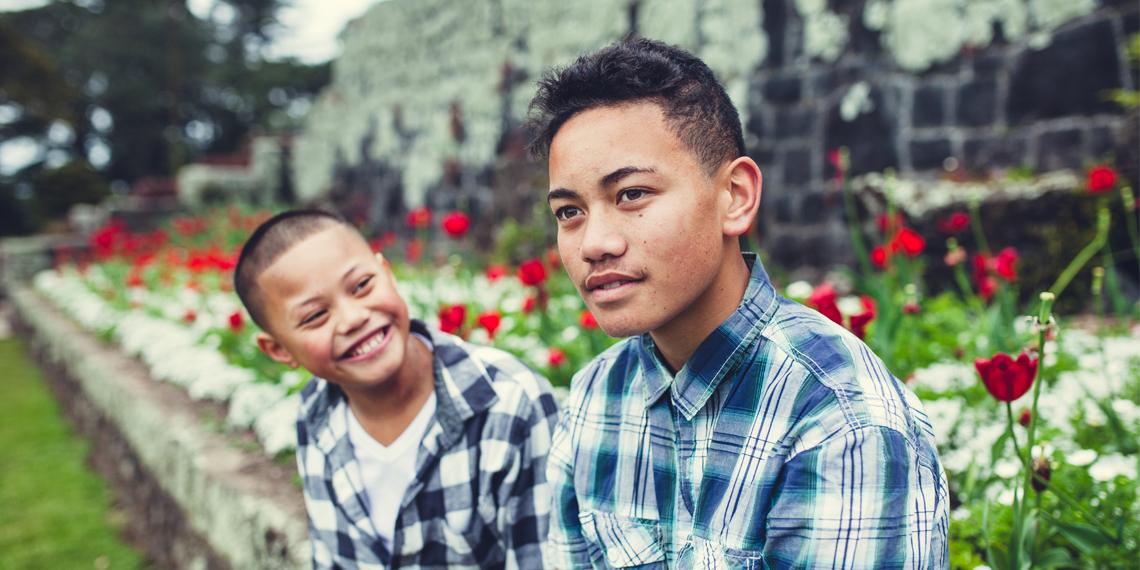 Two Maori boys