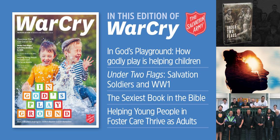 9 March 2019 war cry header image