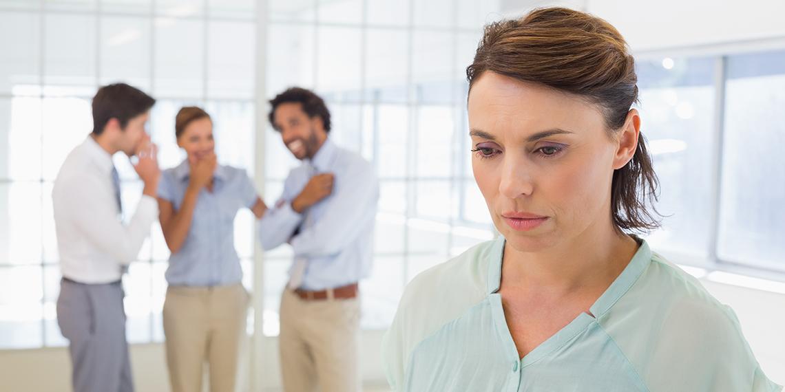 a woman looking anxious