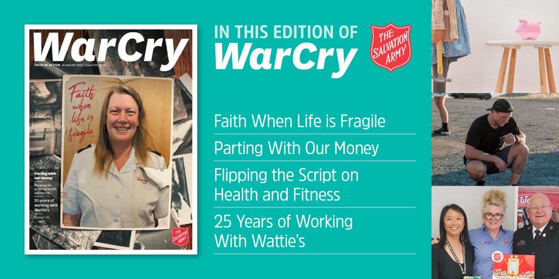 10 August 2019 War Cry cover