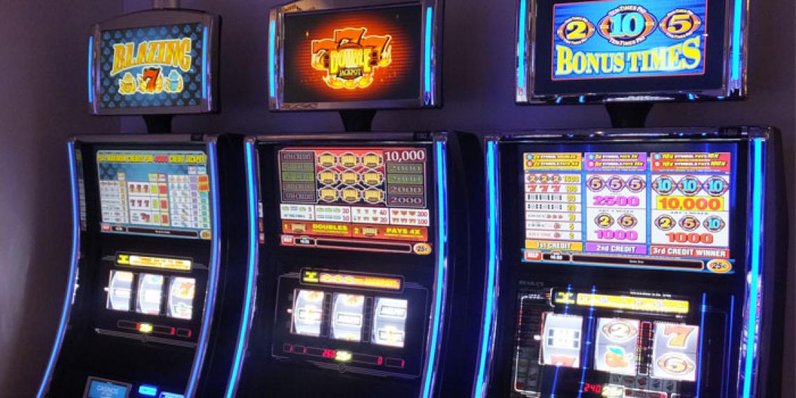 slot machines in a casino