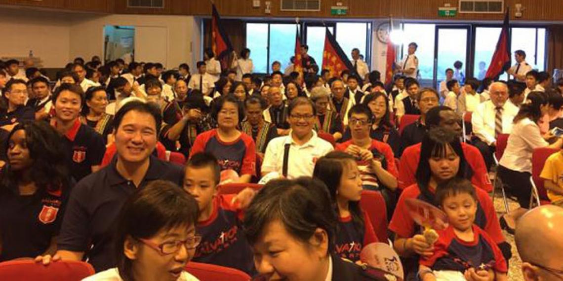 General Cox made an official visit to Taipei to mark 50 years of The Salvation Army's re-entry to the country.
