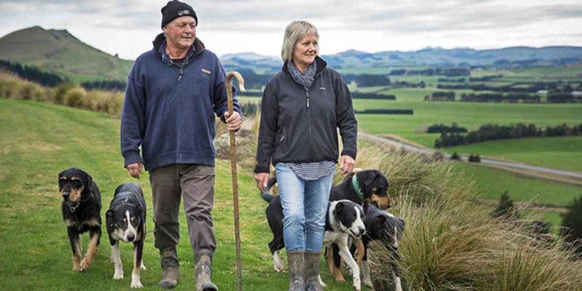 John and Liz Chittock of Jeff Farm