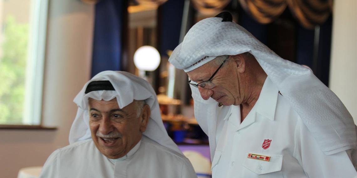The General visting Kuwait