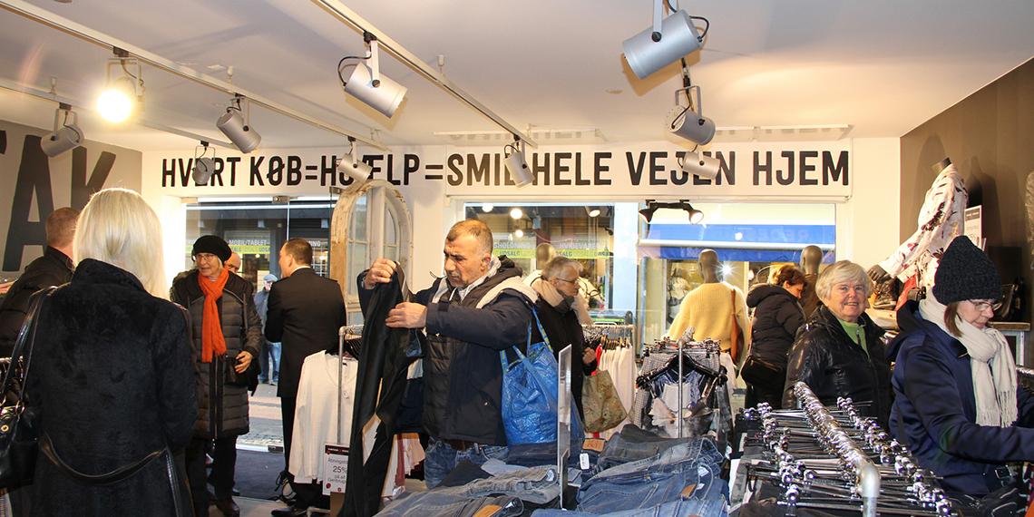 Salvation Army family store in Helsingør, Denmark.