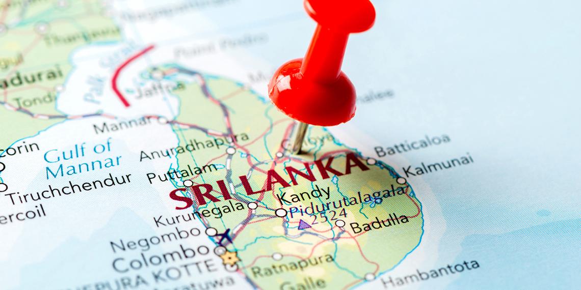 a map of sri lanka