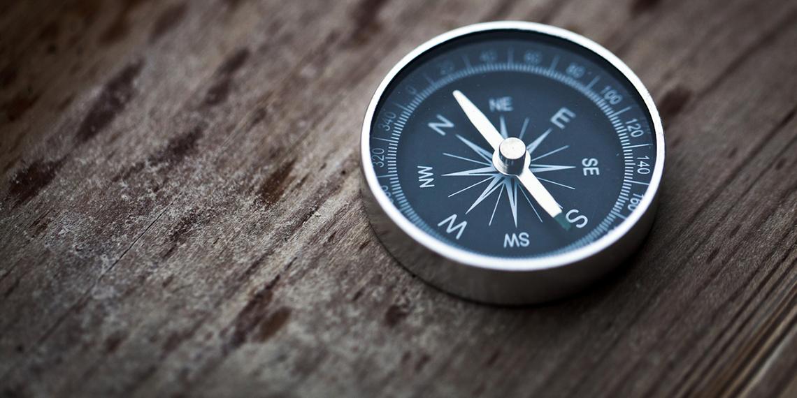 A compass