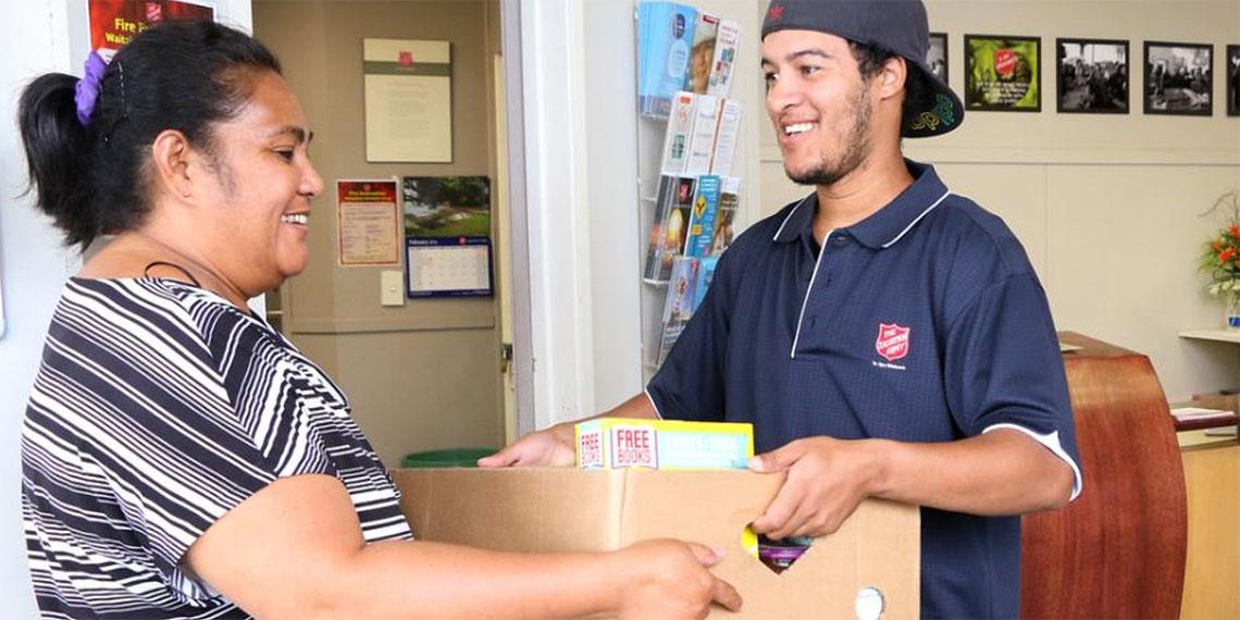 Salvation army helping hand