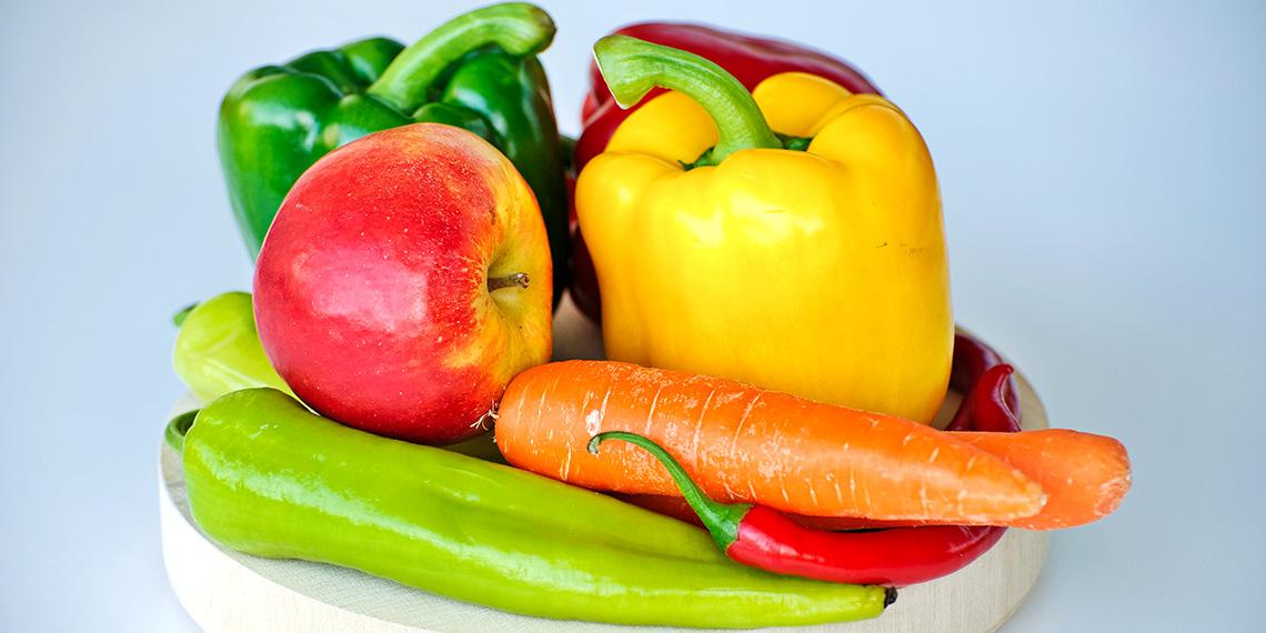 Fresh fruit and vege