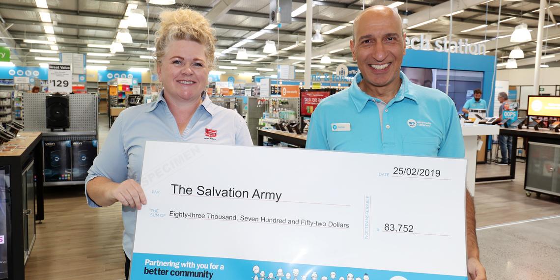 Warehouse Stationery Cheque Presentation