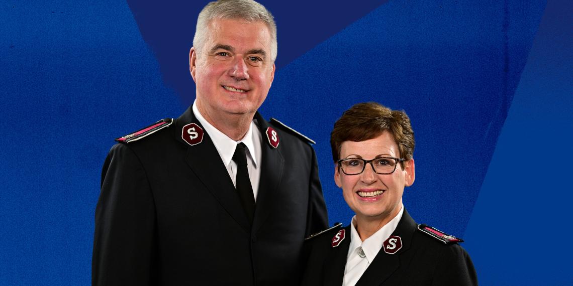 Commissioner Edward Hill, Chief of the Staff and Commissioner Shelley Hill, World Secretary for Women’s Ministries