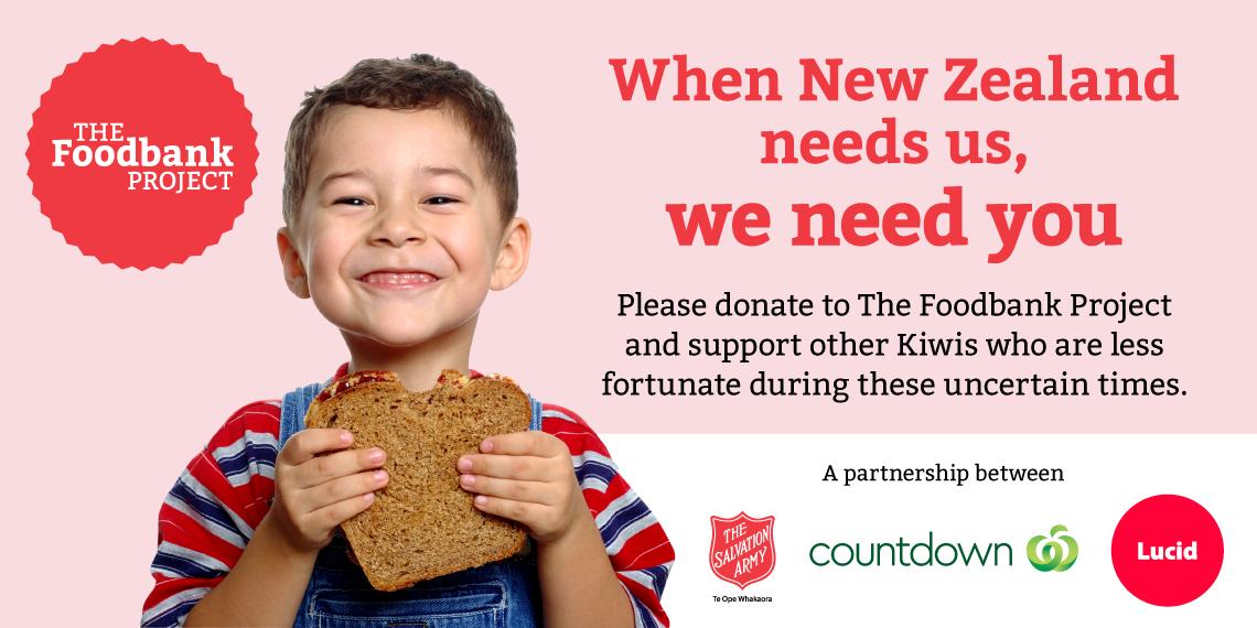 Foodbank Project — When New Zealand needs us, we need you