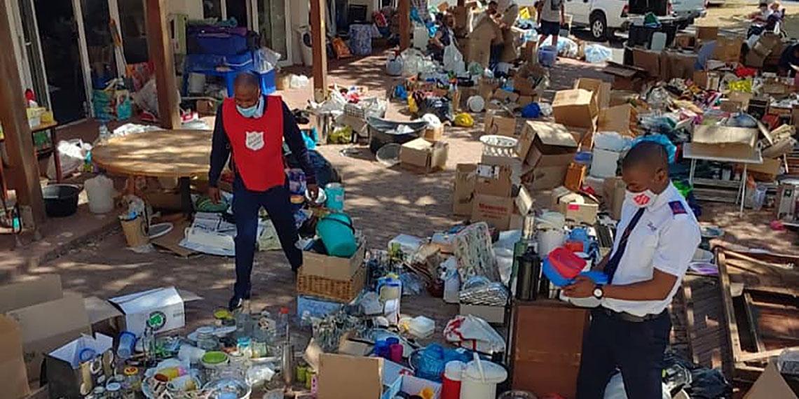 Cape Town fire: Salvation Army response