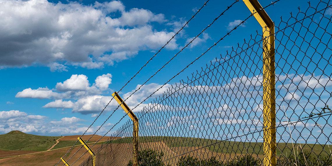 Prison gates