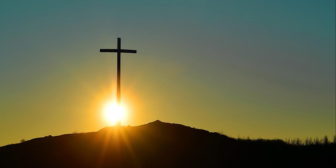 Cross on a hill