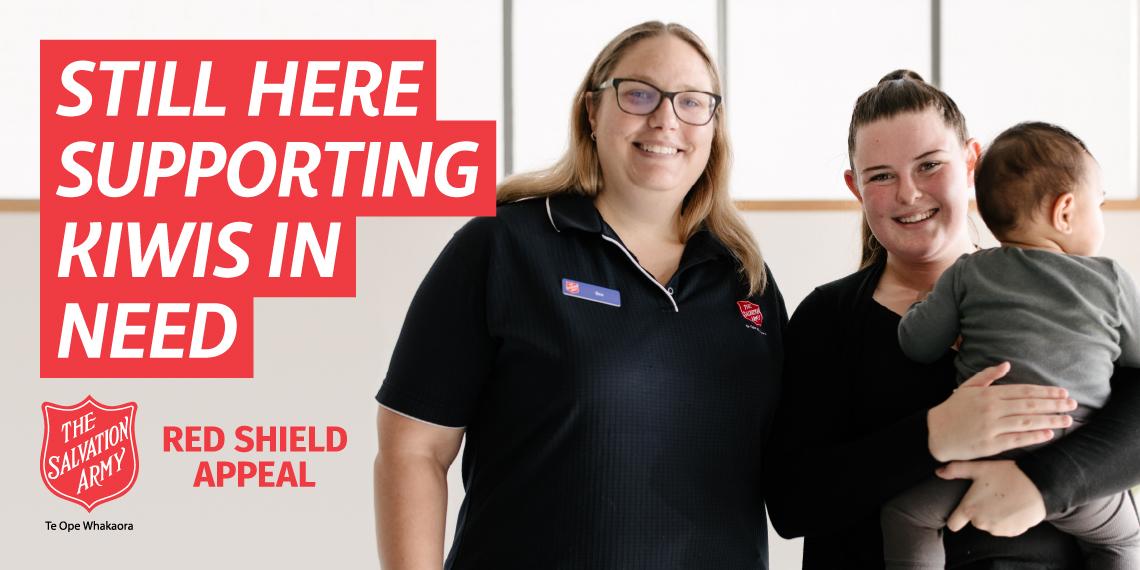 Red Shield Appeal 2022 - Still here supporting kiwis in need