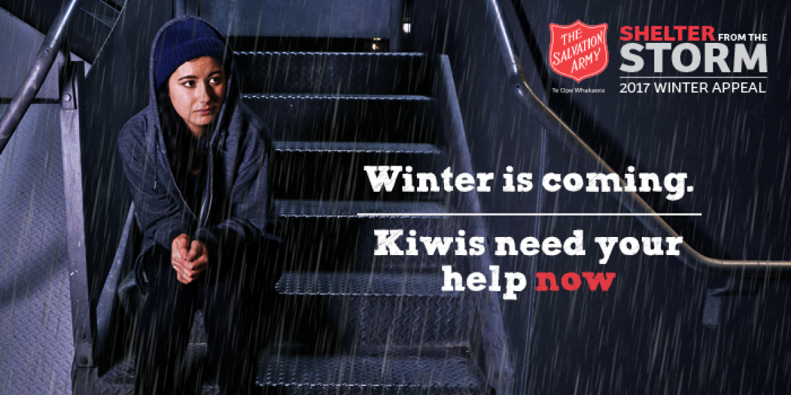 Shelter from the storm 2017 winter appeal