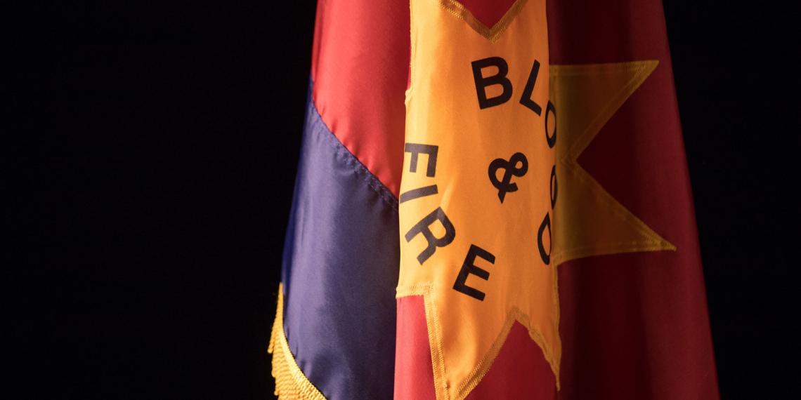 The Salvation Army Blood and Fire flag